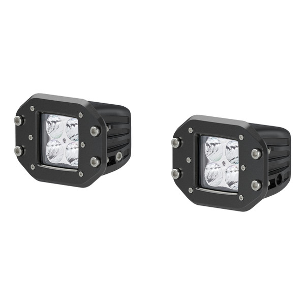 ARIES 1501250 2-Inch Flush-Mount LED Lights, 2,200 Lumens Flood Beam, Waterproof and Dustproof, 2-Pack - ARIES