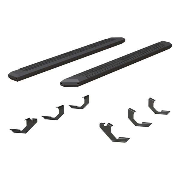 ARIES 2556023 AdvantEDGE Black Aluminum 85-Inch Truck Running Boards, Select Toyota Tacoma - ARIES