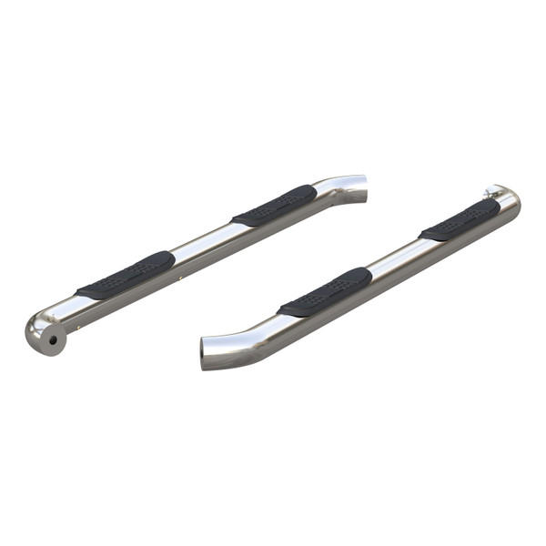 ARIES 204051-2 3-Inch Round Polished Stainless Steel Nerf Bars, No-Drill, Fits Select Chevrolet Colorado, GMC Canyon - ARIES