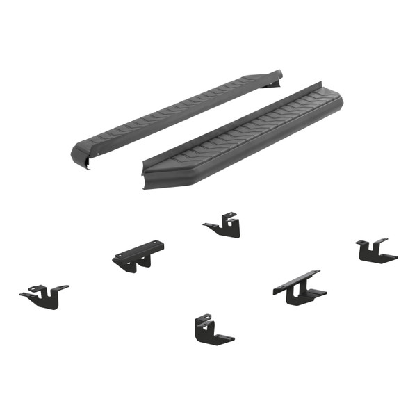 ARIES 2061002 AeroTread 5 x 70-Inch Black Stainless SUV Running Boards, Select Ford Edge - ARIES