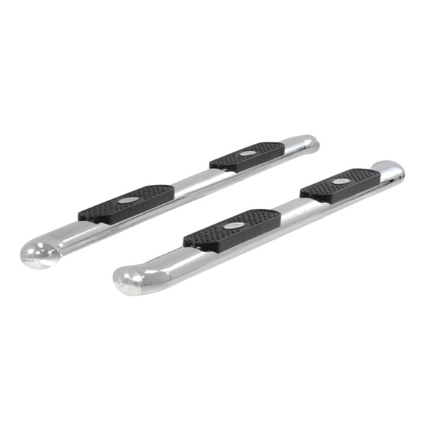 ARIES S223044-2 4-Inch Oval Polished Stainless Steel Nerf Bars, Select Ford F-150, F-250, F-350, F-450, F-550 Super Duty