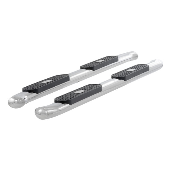 ARIES S224009-2 4-Inch Oval Polished Stainless Steel Nerf Bars, Select Chevrolet Silverado, GMC Sierra 1500, 2500, 3500 HD - ARIES