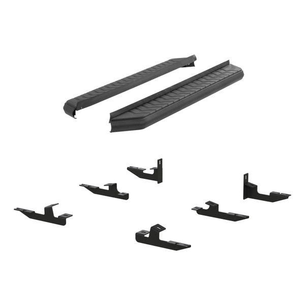 ARIES 2061006 AeroTread 5 x 67-Inch Black Stainless SUV Running Boards, Select Honda Pilot - ARIES
