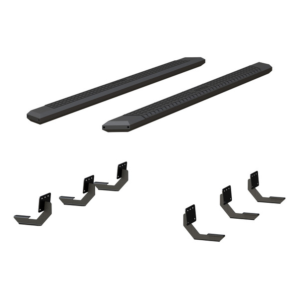 ARIES 2556049 AdvantEDGE Black Aluminum 91-Inch Truck Running Boards, Select Ram 1500 - ARIES