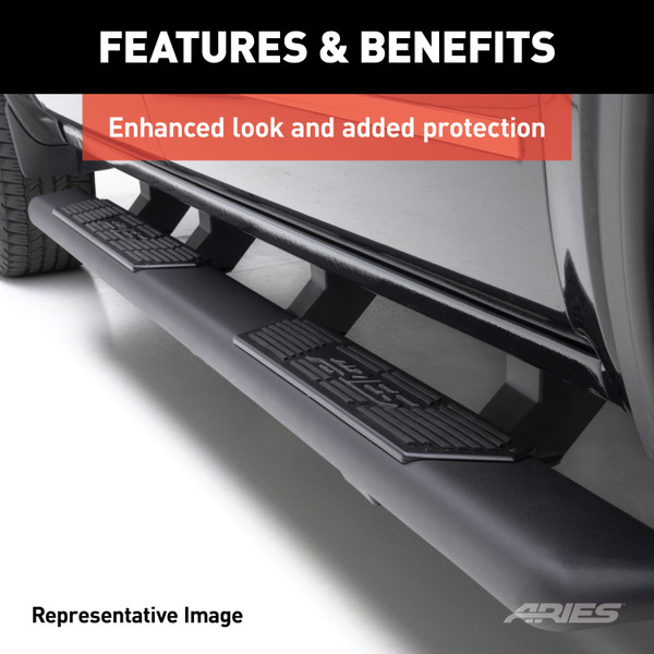 ARIES 2055180 VersaTrac Running Board Bracket Covers, 8-Pack