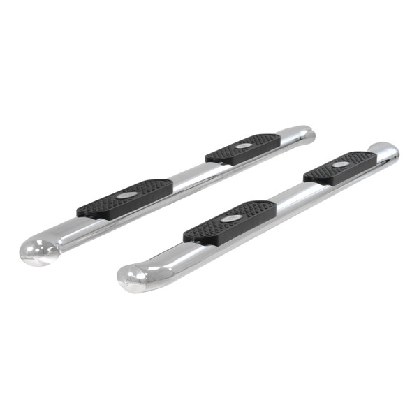 ARIES S224013-2 4-Inch Oval Polished Stainless Steel Nerf Bars, Select Chevrolet Silverado, GMC Sierra 1500, 2500, 3500 HD - ARIES