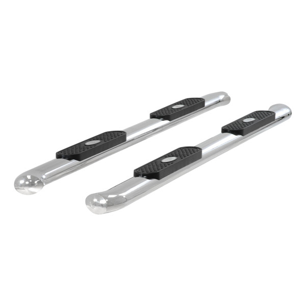 ARIES S224013-2 4-Inch Oval Polished Stainless Steel Nerf Bars, Select Chevrolet Silverado, GMC Sierra 1500, 2500, 3500 HD