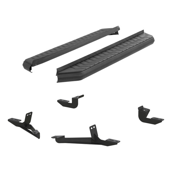 ARIES 2061018 AeroTread 5 x 67-Inch Black Stainless SUV Running Boards, Select Toyota RAV4