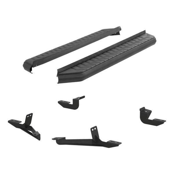 ARIES 2061018 AeroTread 5 x 67-Inch Black Stainless SUV Running Boards, Select Toyota RAV4 - ARIES