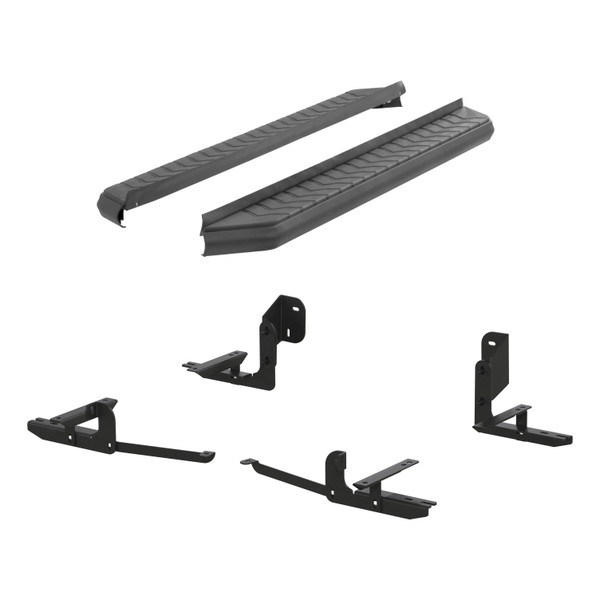 ARIES 2061011 AeroTread 5 x 70-Inch Black Stainless SUV Running Boards, Select Nissan Pathfinder - ARIES