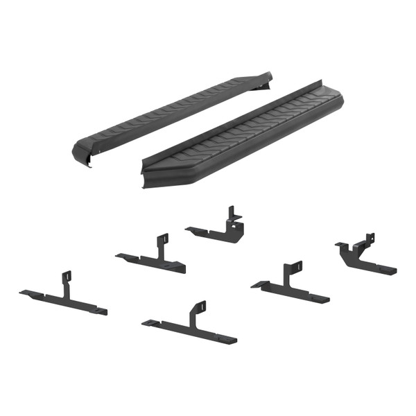 ARIES 2061033 AeroTread 5 x 67-Inch Black Stainless SUV Running Boards, Select Chevrolet Equinox, GMC Terrain - ARIES