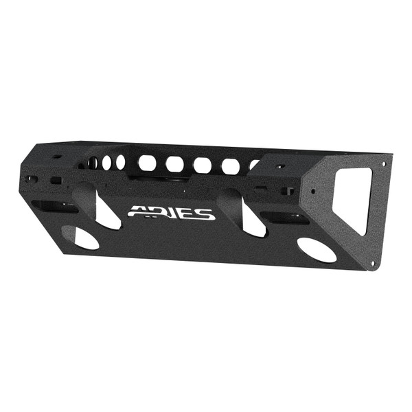 ARIES 2081004 TrailChaser Black Aluminum Front Bumper Center Section Only, Select Jeep Wrangler JL, Gladiator - ARIES