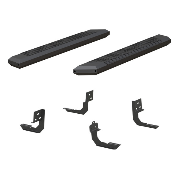 ARIES 2556004 AdvantEDGE Black Aluminum 53-Inch Truck Running Boards, Select Dodge, Ram 1500, 2500, 3500 - ARIES