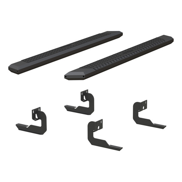 ARIES 2556008 AdvantEDGE Black Aluminum 75-Inch Truck Running Boards, Select Ford F-150 - ARIES