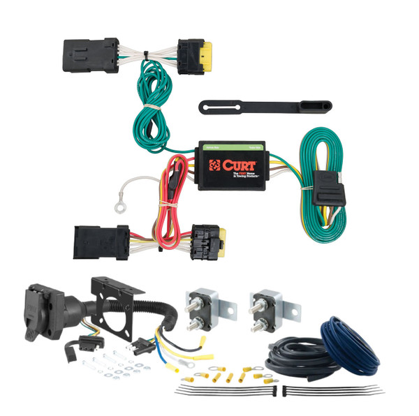 09 - 09 KIA Borrego Electrical information only CURT Trailer Brake Controller 7-Way Upgrade Kit  7WK1582 - CURT