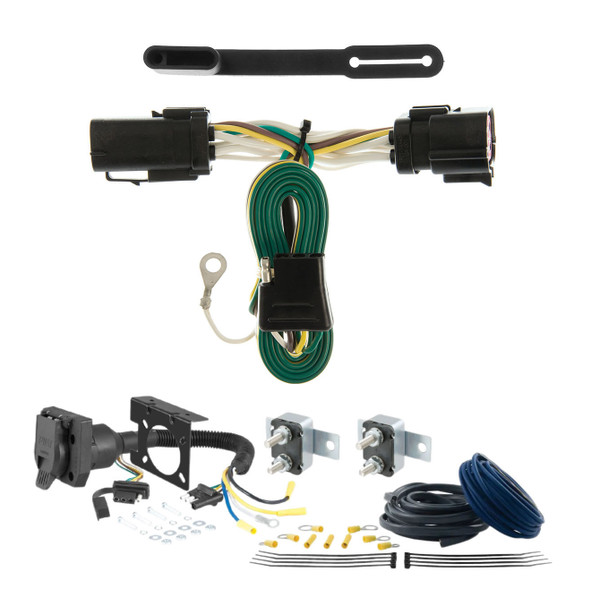 01 - 04 Mazda Tribute Without factory 1-1/4" receiver hitch CURT Trailer Brake Controller 7-Way Upgrade Kit  7WK1822 - CURT