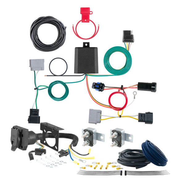 07 - 10 Lincoln MKX Fits beneath factory 1-1/4" receiver CURT Trailer Brake Controller 7-Way Upgrade Kit  7WK1744 - CURT