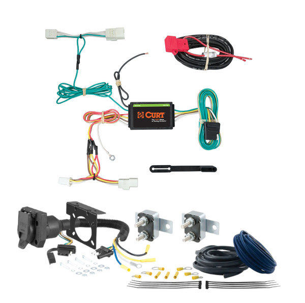 13 - 20 Lincoln MKZ Excluding 3.0L AWD CURT Trailer Brake Controller 7-Way Upgrade Kit  7WK1745 - CURT