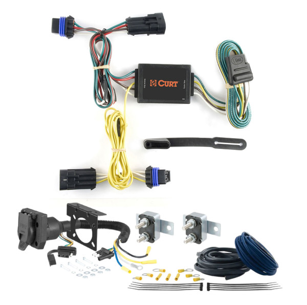 09 - 10 Pontiac Vibe GT CURT Trailer Brake Controller 7-Way Upgrade Kit  7WK2141 - CURT