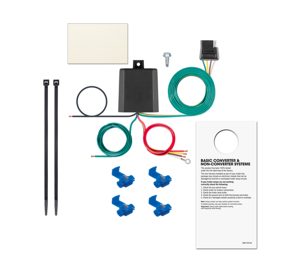 98 - 09 Volkswagen Beetle Convertible, excluding turbo CURT Trailer Brake Controller 7-Way Upgrade Kit  7WK2468