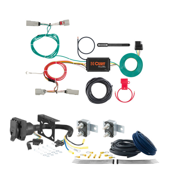 15 - 19 Land Rover Discovery Sport Excluding 5+2 seating CURT Trailer Brake Controller 7-Way Upgrade Kit  7WK1650 - CURT