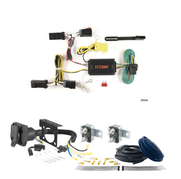 03 - 13 Toyota Corolla Sedan CURT Trailer Brake Controller 7-Way Upgrade Kit  7WK2376 - CURT