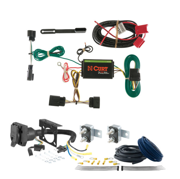 13 - 16 Dodge Dart CURT Trailer Brake Controller 7-Way Upgrade Kit  7WK688 - CURT