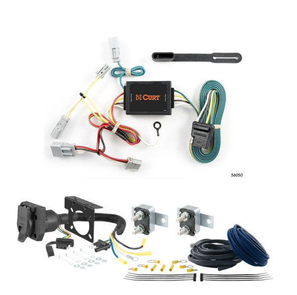 06 - 10 Hyundai Elantra Sedan CURT Trailer Brake Controller 7-Way Upgrade Kit  7WK1411 - CURT