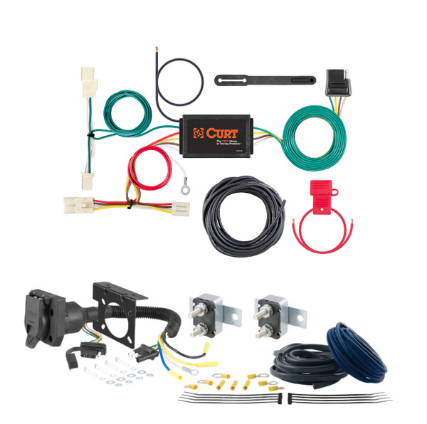 16 - 24 Chevrolet Malibu Sedan CURT Trailer Brake Controller 7-Way Upgrade Kit  7WK399 - CURT