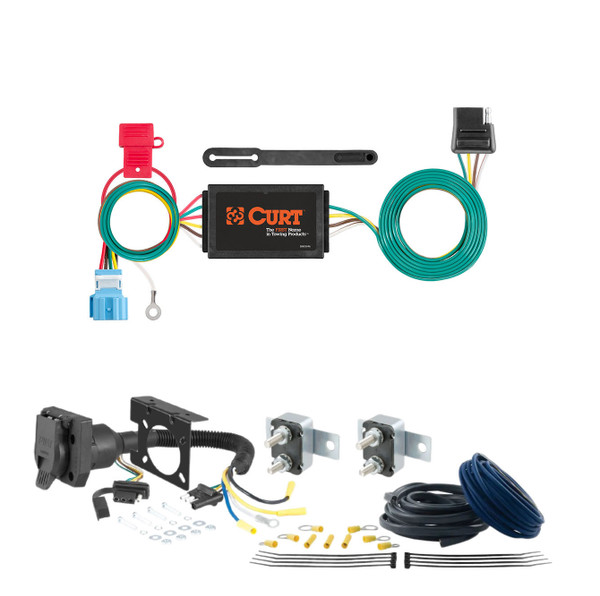 17 - 22 Hyundai Ioniq Excluding Electric or Plug-In CURT Trailer Brake Controller 7-Way Upgrade Kit  7WK1423 - CURT