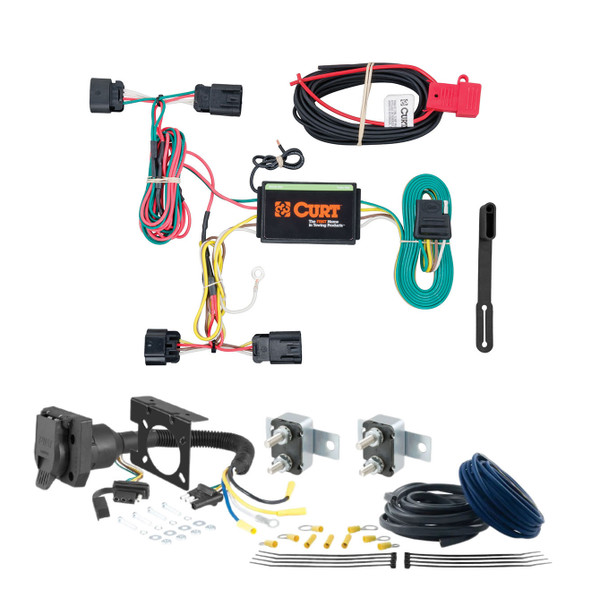 10 - 17 Chevrolet Equinox CURT Trailer Brake Controller 7-Way Upgrade Kit  7WK340 - CURT