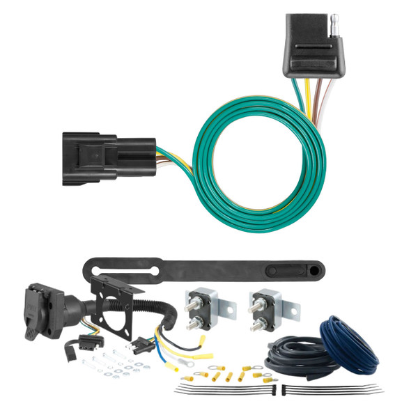 16 - 19 HONDA Civic Coupe, excluding center exhaust CURT Trailer Brake Controller 7-Way Upgrade Kit  7WK1331 - CURT