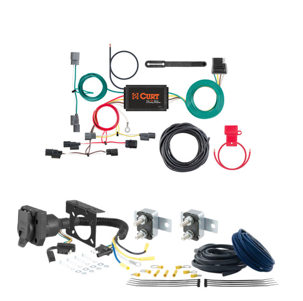 15 - 20 HONDA Fit CURT Trailer Brake Controller 7-Way Upgrade Kit  7WK1364 - CURT