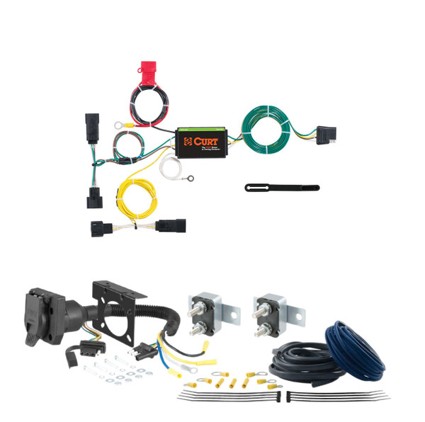 14 - 17 Hyundai Elantra GT Base, single exhaust only CURT Trailer Brake Controller 7-Way Upgrade Kit  7WK1414 - CURT