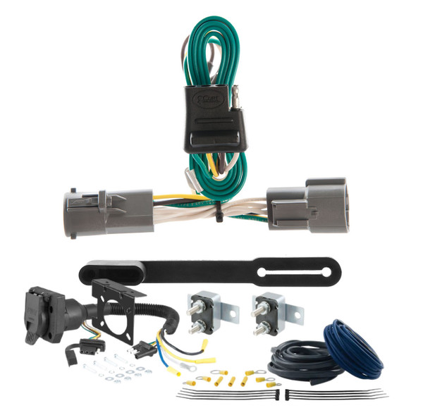 88 - 00 Chevrolet C2500 With 10" step bumper CURT Trailer Brake Controller 7-Way Upgrade Kit  7WK289 - CURT