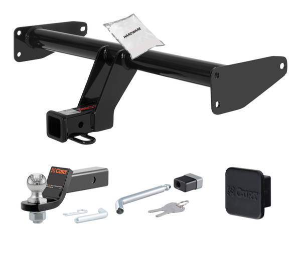 12 - 15 Chevrolet Captiva Sport 2in. CURT Trailer Hitch + Ball Mount + Cover + Lock Kit HWA312 - CURT
