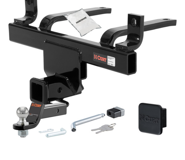 08 - 10 Subaru Tribeca 2in. CURT Trailer Hitch + Ball Mount + Cover + Lock Kit HWA2320 - CURT