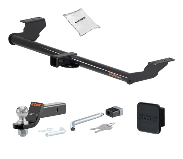 18 - 24 HONDA Odyssey 2in. CURT Trailer Hitch + Ball Mount + Cover + Lock Kit HWA1372 - CURT