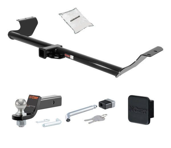 99 - 17 HONDA Odyssey 2in. CURT Trailer Hitch + Ball Mount + Cover + Lock Kit HWA1374 - CURT