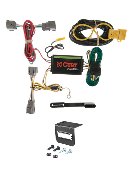94-98 JEEP Grand Cherokee CURT 4-flat Plug and Play Trailer Wiring - CURT