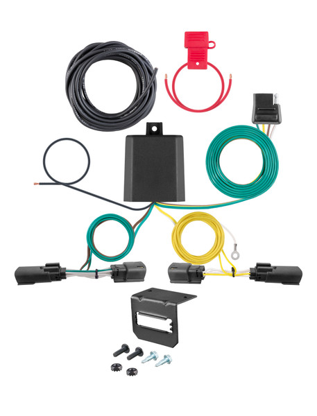 21-24 JEEP Grand Cherokee L CURT 4-flat Plug and Play Trailer Wiring - CURT