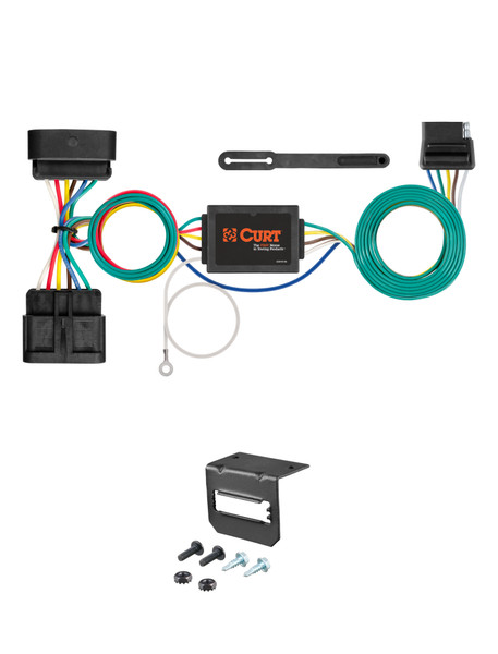 06-06 ISUZU I-280 CURT 5-Flat Plug and Play Trailer Wiring - CURT