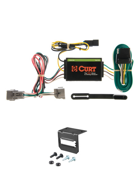 95-98 JEEP Grand Cherokee CURT 4-flat Plug and Play Trailer Wiring - CURT