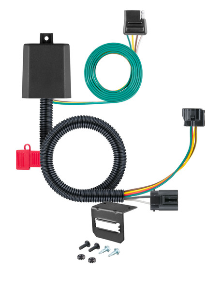 07-12 Hyundai Veracruz CURT 4-flat Plug and Play Trailer Wiring - CURT