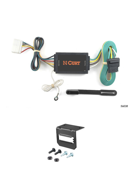 07-13 Acura MDX  CURT 4-flat Plug and Play Trailer Wiring - CURT