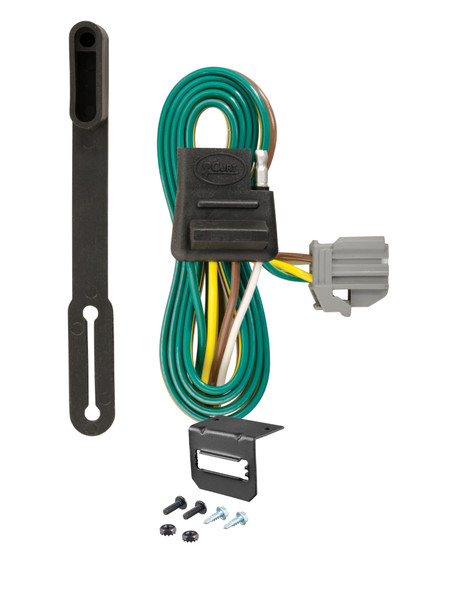 10-17 Chevrolet Equinox CURT 4-flat Plug and Play Trailer Wiring - CURT