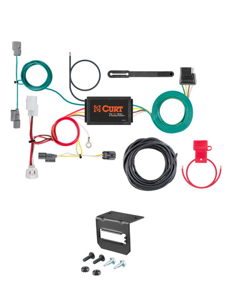13-22 Acura ILX CURT 4-flat Plug and Play Trailer Wiring - CURT