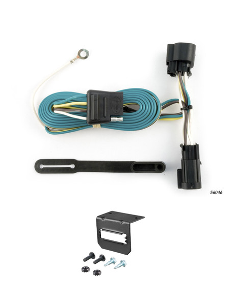 06-13 Chevrolet Impala CURT 4-flat Plug and Play Trailer Wiring - CURT