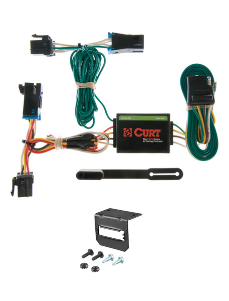 00-02 Chevrolet Express 1500 CURT 4-flat Plug and Play Trailer Wiring - CURT