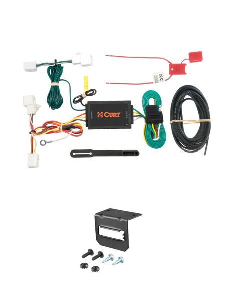 11-14 Mazda 2 CURT 4-flat Plug and Play Trailer Wiring - CURT